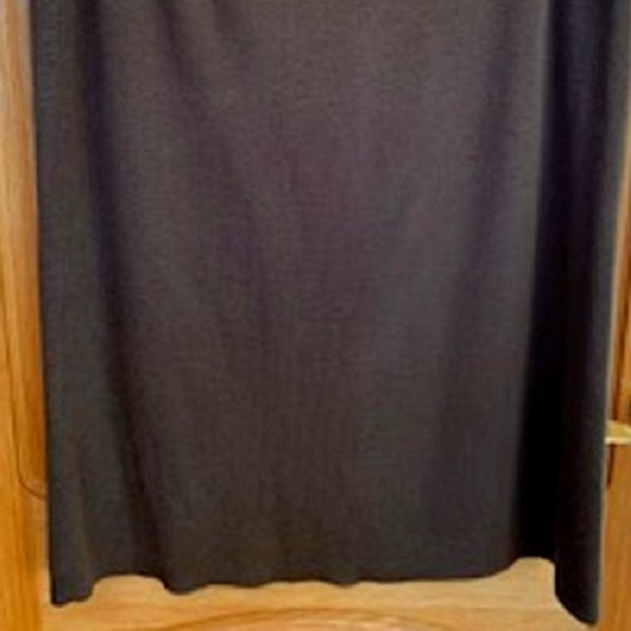 Linea by Louis Dell'Olio Brown Midi Straight Skirt Wool Blend Knit Sz:XL - Picture 2 of 4